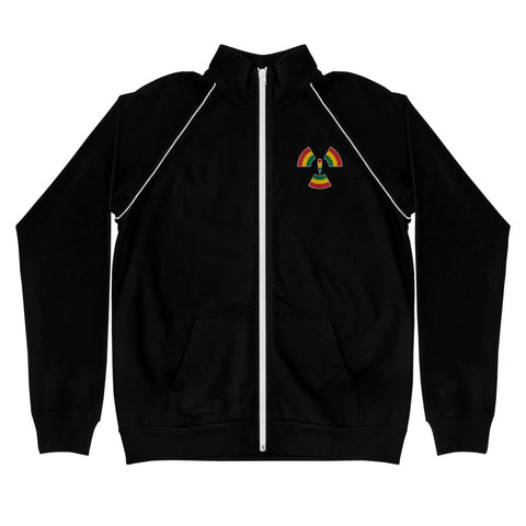 Microphone Misfitz Embroidered Piped Fleece Jacket