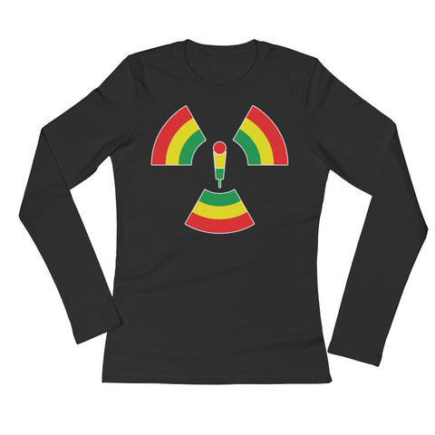 Microphone Misfitz Ladies' Long Sleeve T-Shirt